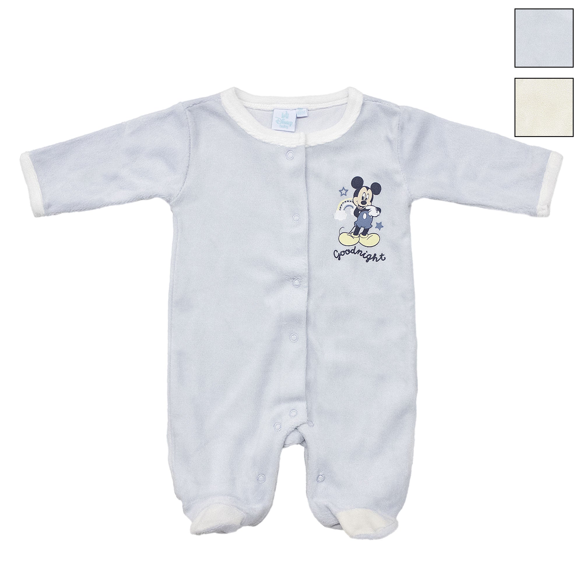 Pigiama neonato Disney Mickey Mouse tutina bambino in ciniglia per bimbo 7018