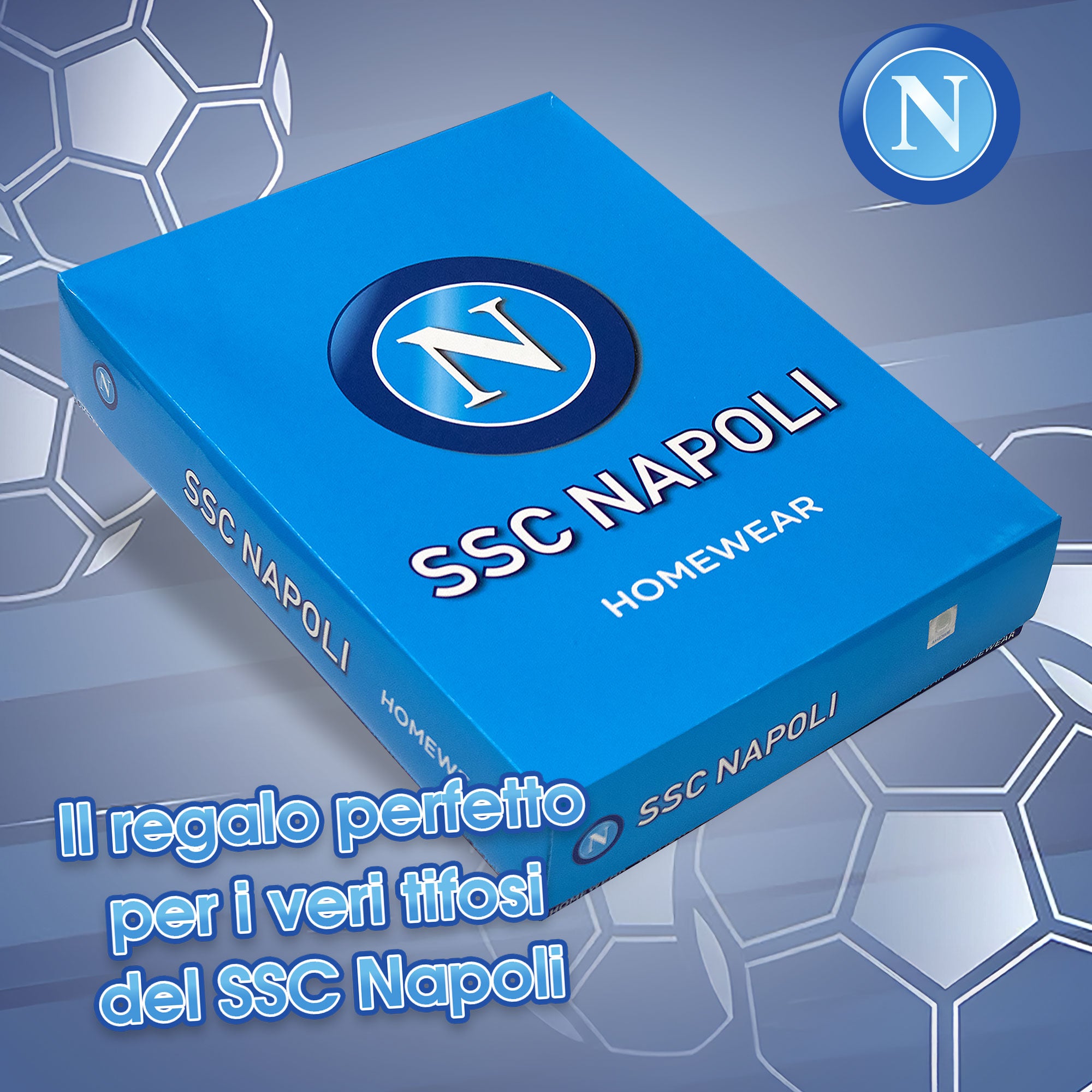 Tuta SSC Napoli in cotone a maniche lunghe per adulto felpa uomo con zip 7036