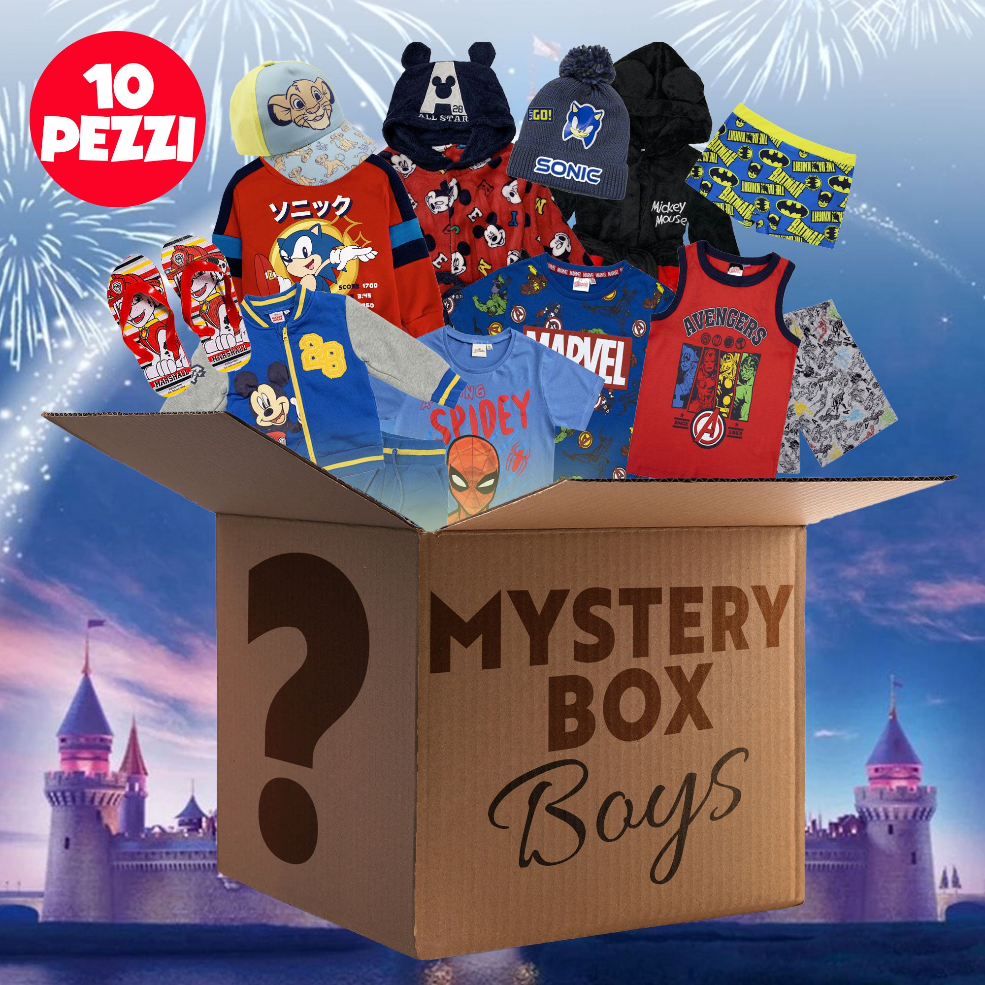 Mystery Box Abbigliamento e intimo per Bambino 10 prodotti valore superiore €100